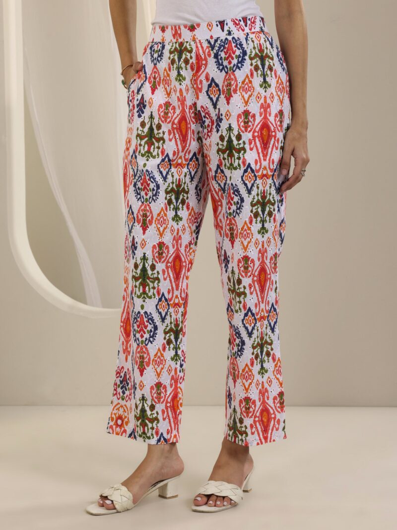 Multi Printed Cotton Straight Kurta Set - Image 11