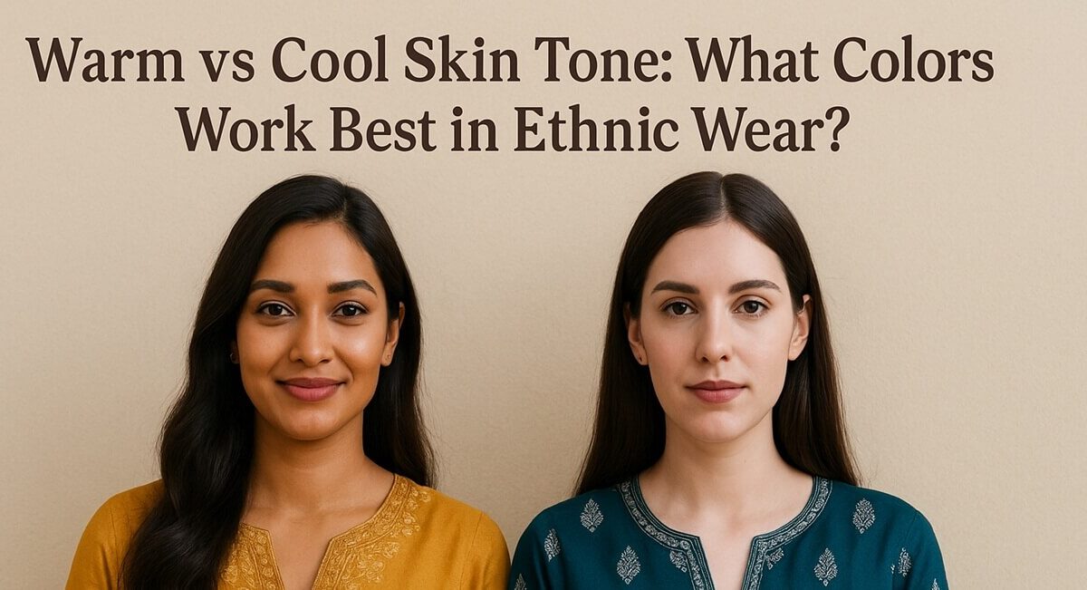 Warm vs Cool Skin Tone: What Colors Work Best in Ethnic Wear?