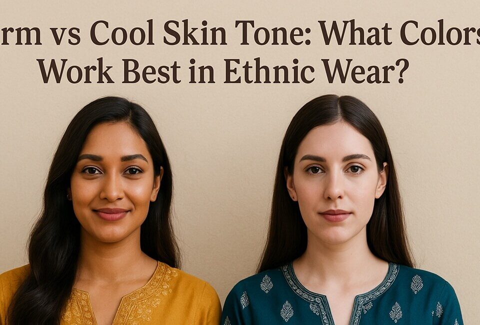 Warm vs Cool Skin Tone: What Colors Work Best in Ethnic Wear?