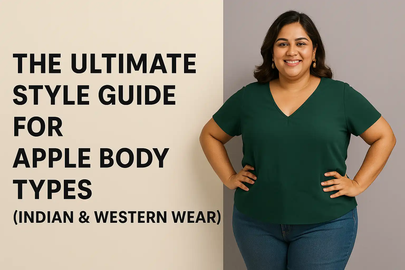 The Ultimate Style Guide for Apple Body Types (Indian & Western Wear)