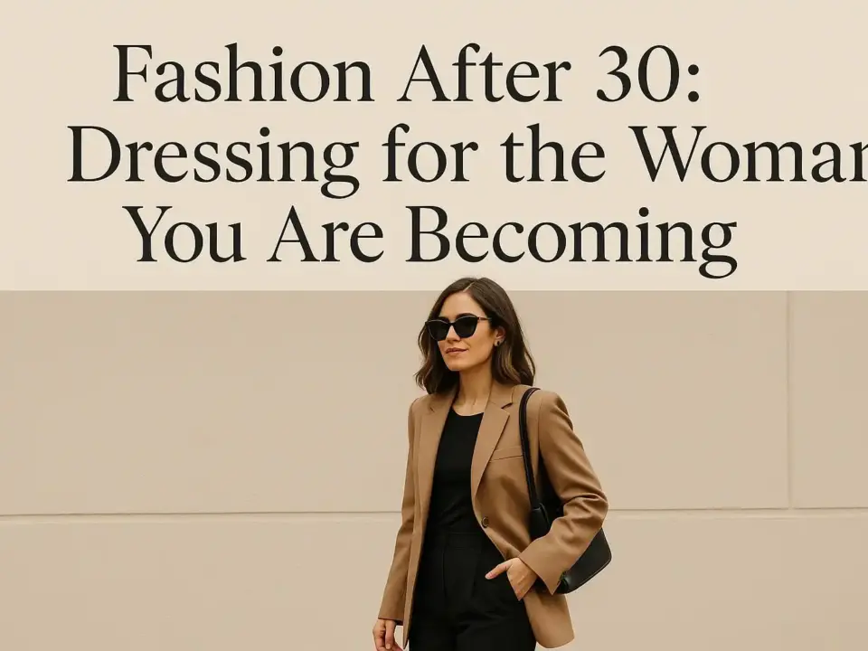 Fashion After 30: Dressing for the Woman You Are Becoming