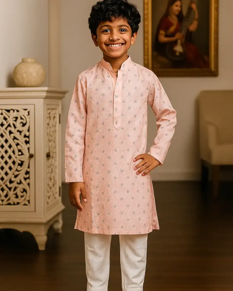 Cotton Kurta Pajama for Boys of every age Pink